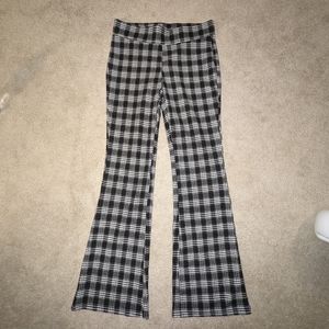 3/$30 Deal! Checkered Flared Pants